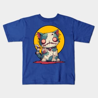 Zombie Cat (ゾンビキャット) Kids T-Shirt